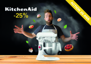 Action 25% Robot pâtissier multifonction KitchenAid 5KSM7990X